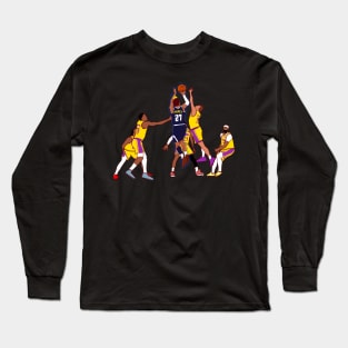 Jamal Murray - Iconic Game Winner vs Lakers 2024 Long Sleeve T-Shirt